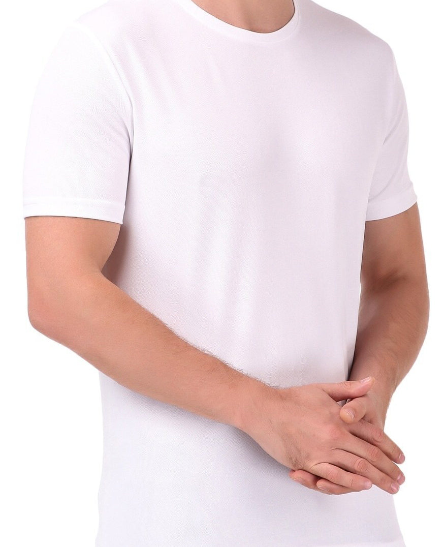 Men's Gym and Sports Plain White Color T-Shirt