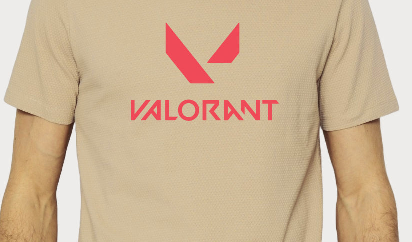 Men's Graphic Printed Premium Cotton Biowash T-Shirt - Valorant Game Graphic Unisex Tee